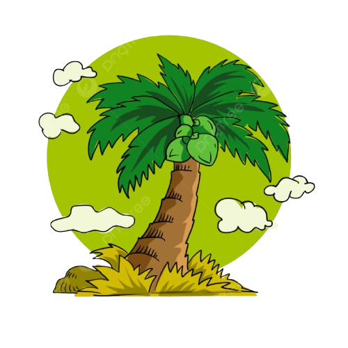 Ilustrasi Kelapa 3D